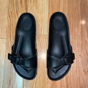 Birkenstock Black Madrid Essentials Sandals